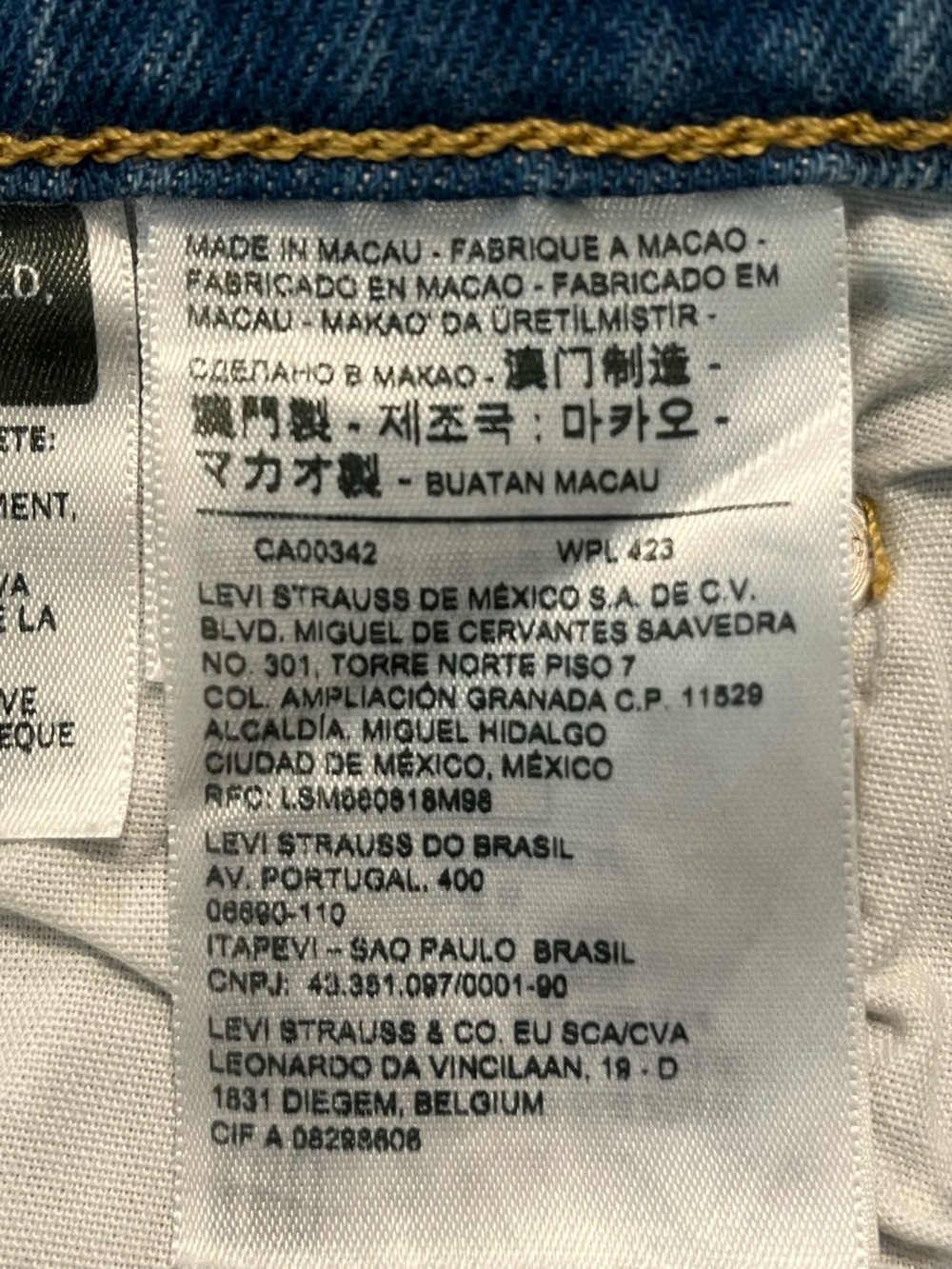 Levi's “Hazy Daisy” 501 Skinny Filiforme Limited Edition Jeans size 24 - Picture 7 of 10